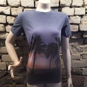 H&M Tropical Print Tee